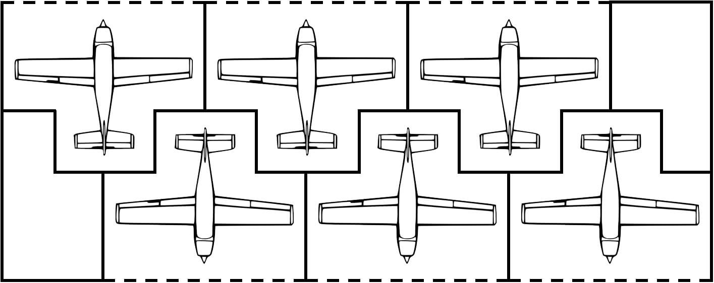 Nested T-Hangar Design