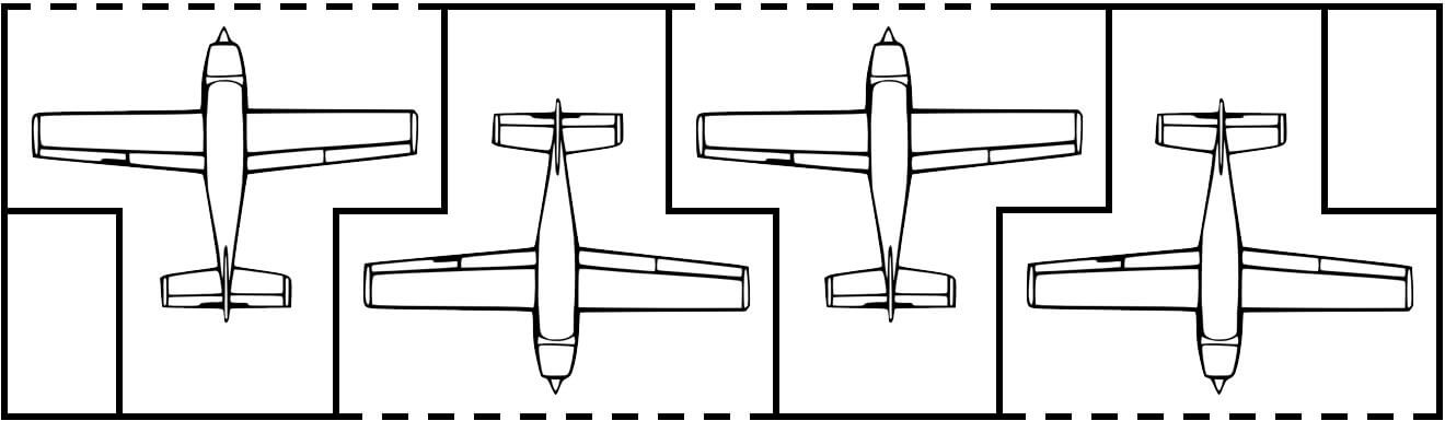 Stacked T-Hangar Design