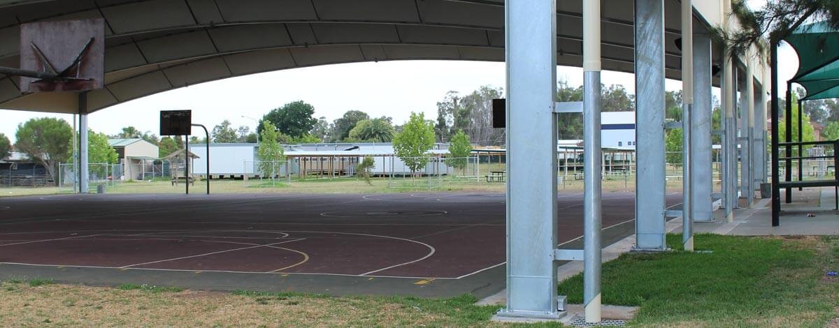 Galvanised Steel Columns