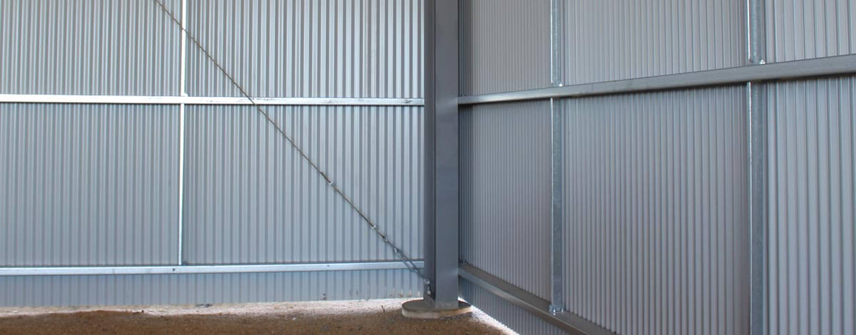 Painted Steel Column