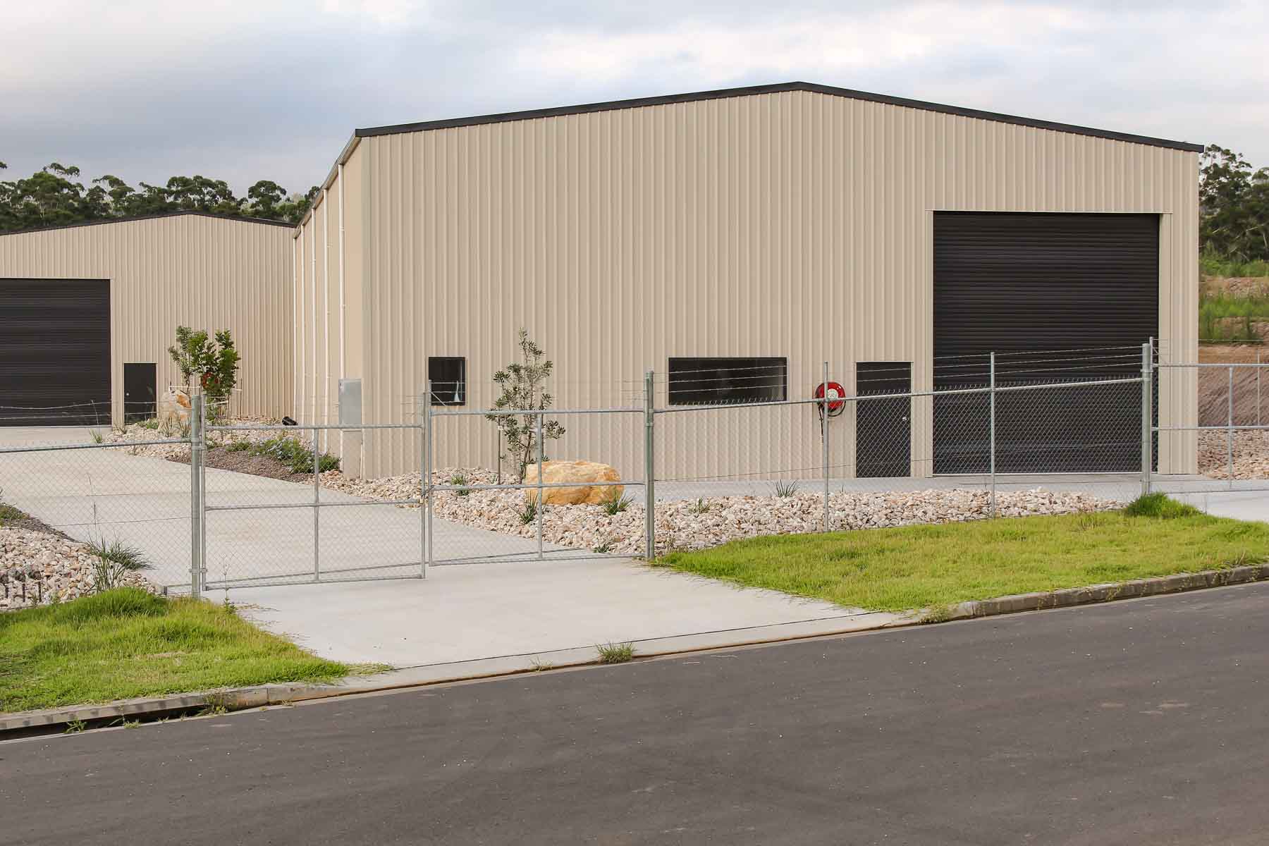 Commercial Industrial Shed Front