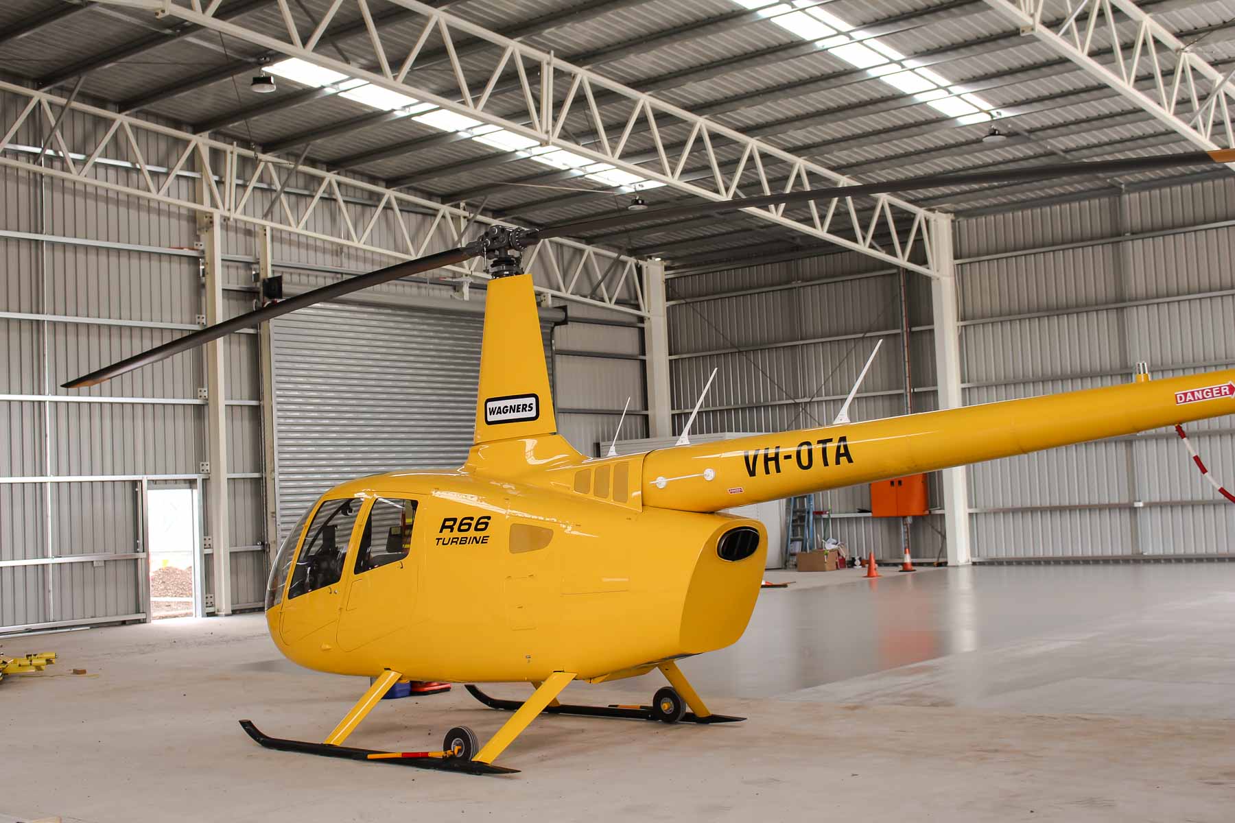 Airport Freight Hangar In Use
