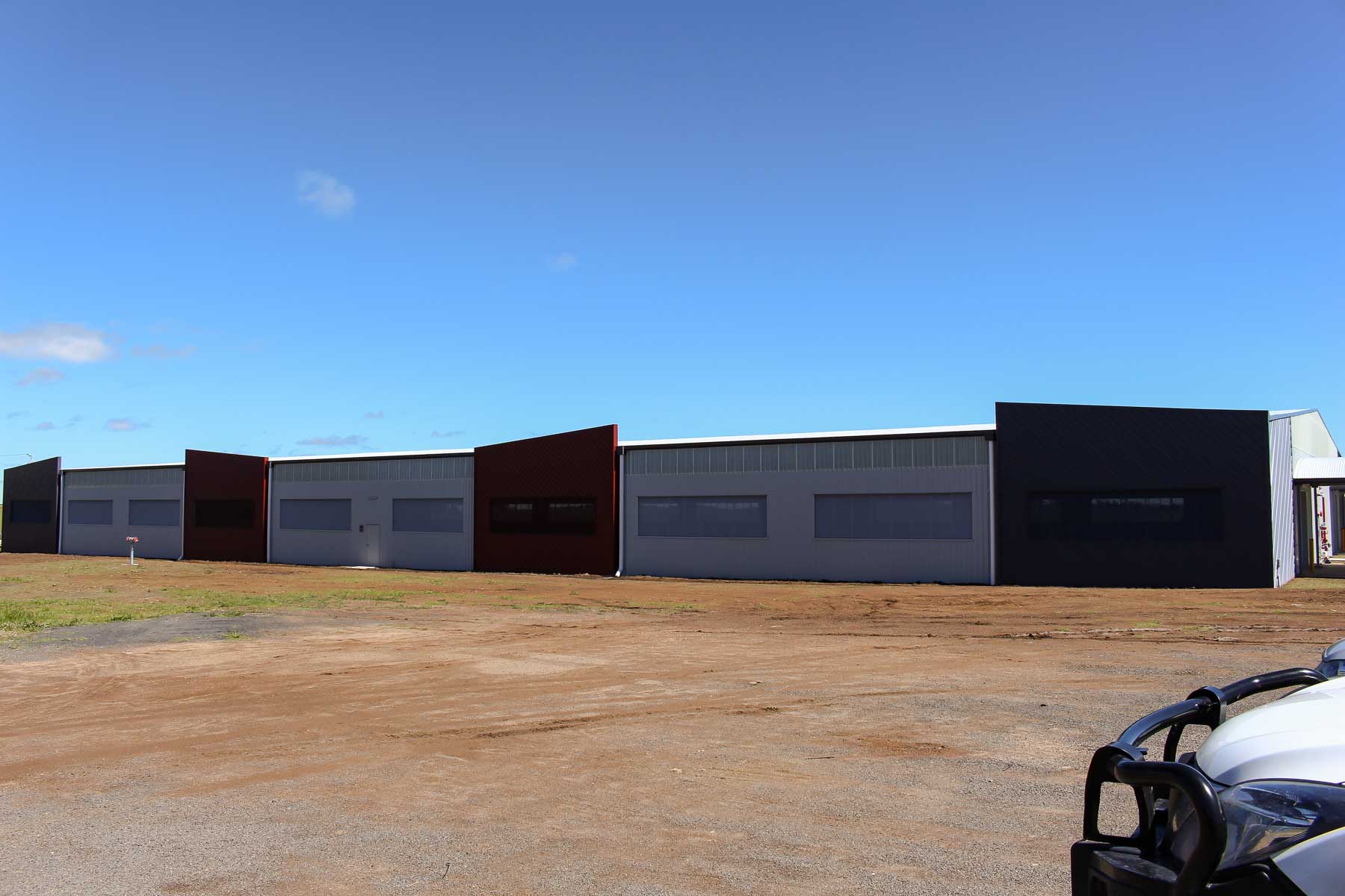 Airport Parking Shed Side