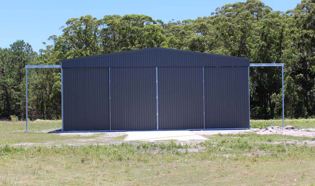 Helicopter Hangar Closed Doors
