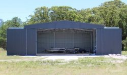 Helicopter Hangar Front View