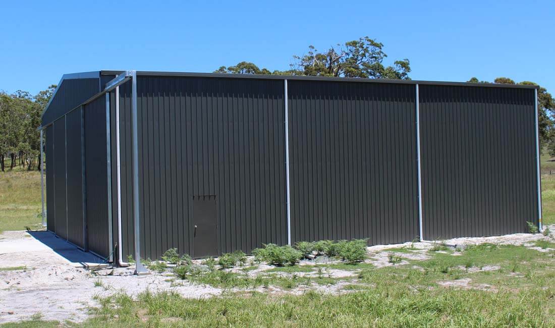 Helicopter Hangar Front View