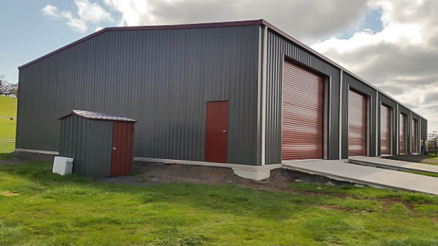 Large Steel Farm Shed