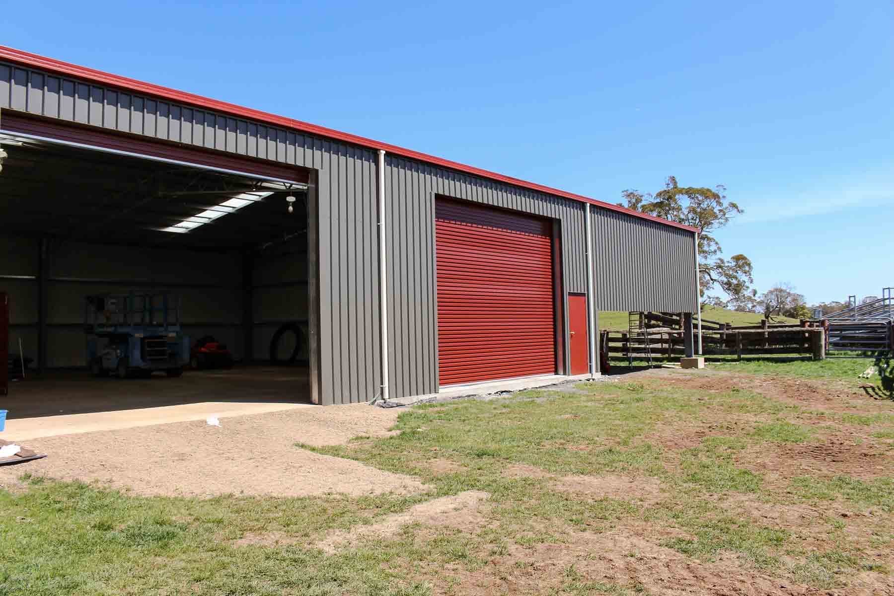 Large Steel Farm Shed Roller Doors