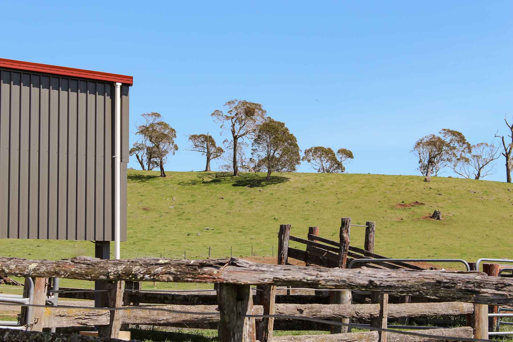 Large Steel Farm Shed