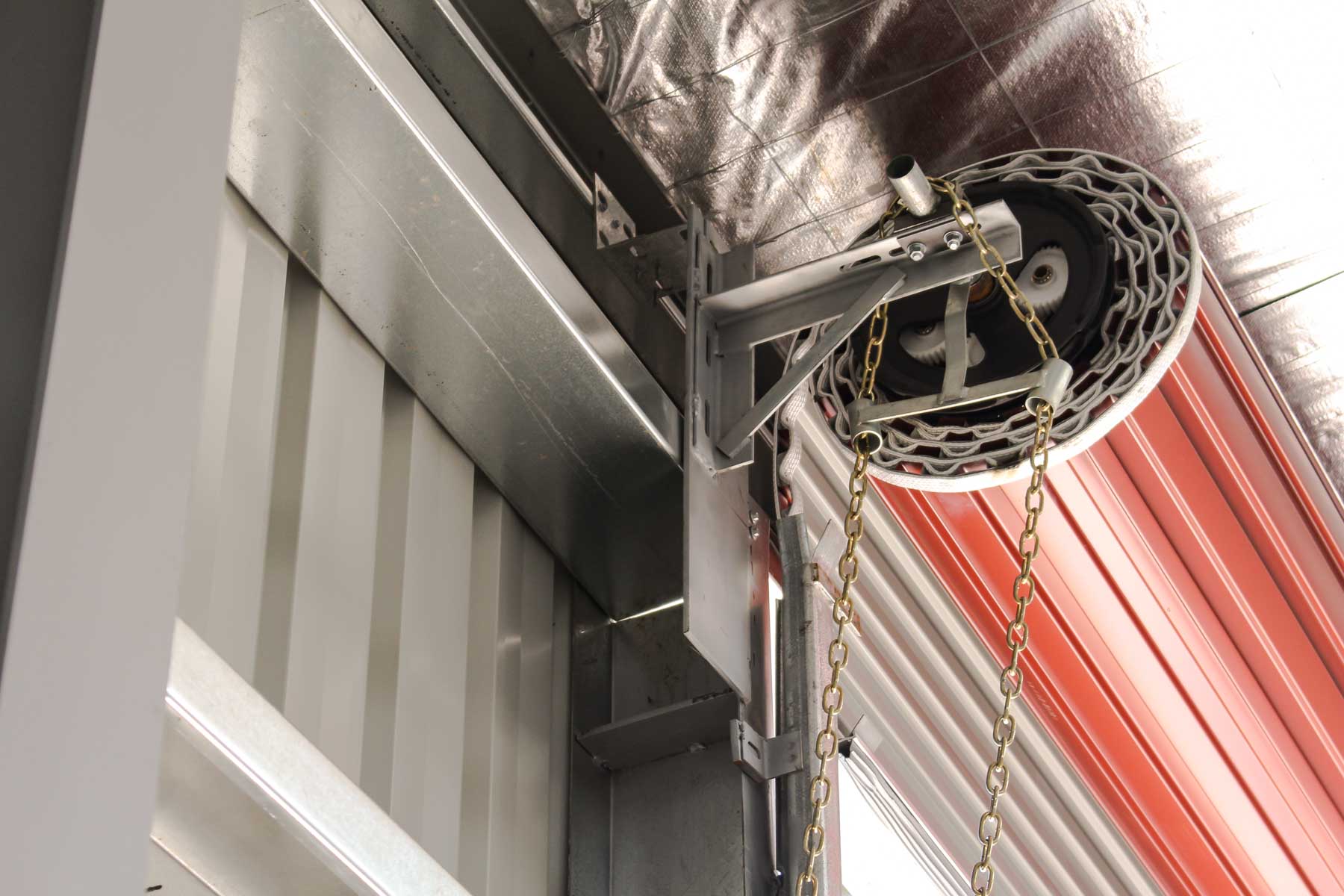 Large Steel Farm Shed Roller Door Details