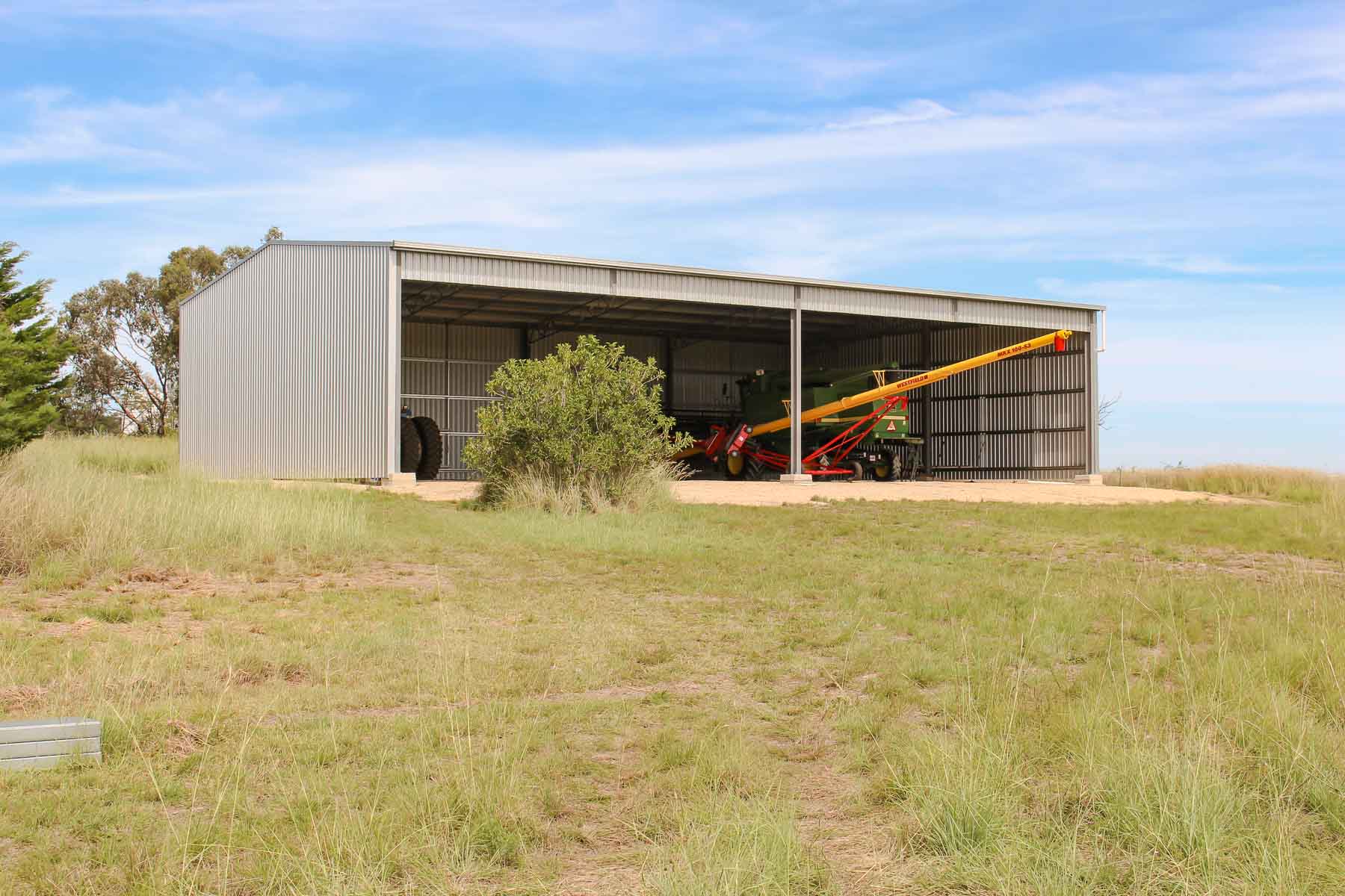 Rural Machinery Shed Front