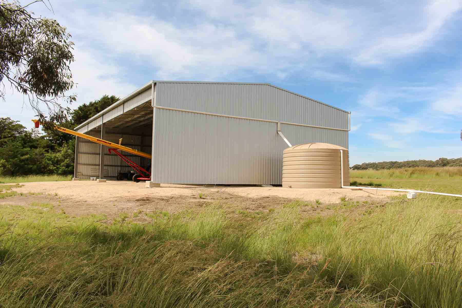Rural Machinery Shed Side