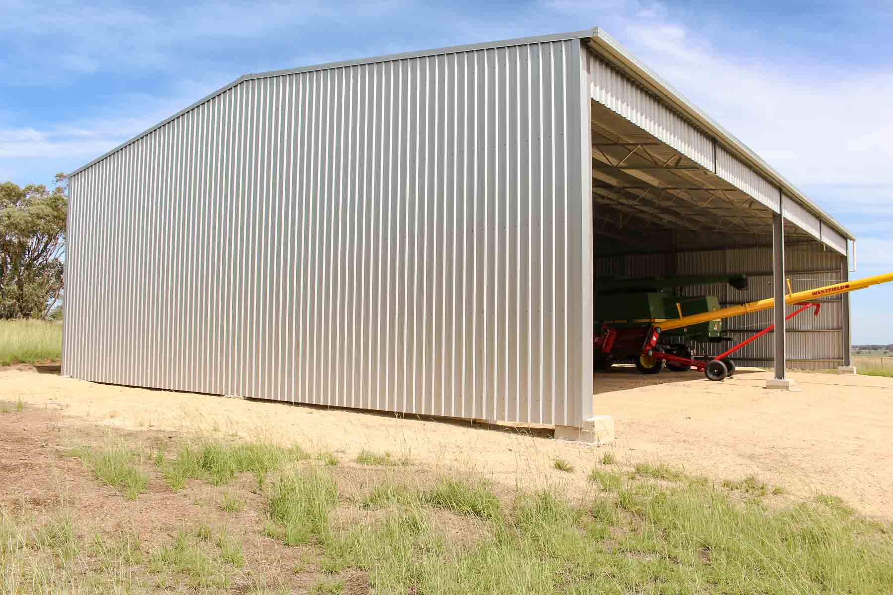 Rural Machinery Shed Side