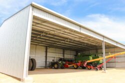 Rural Machinery Shed Front Detail