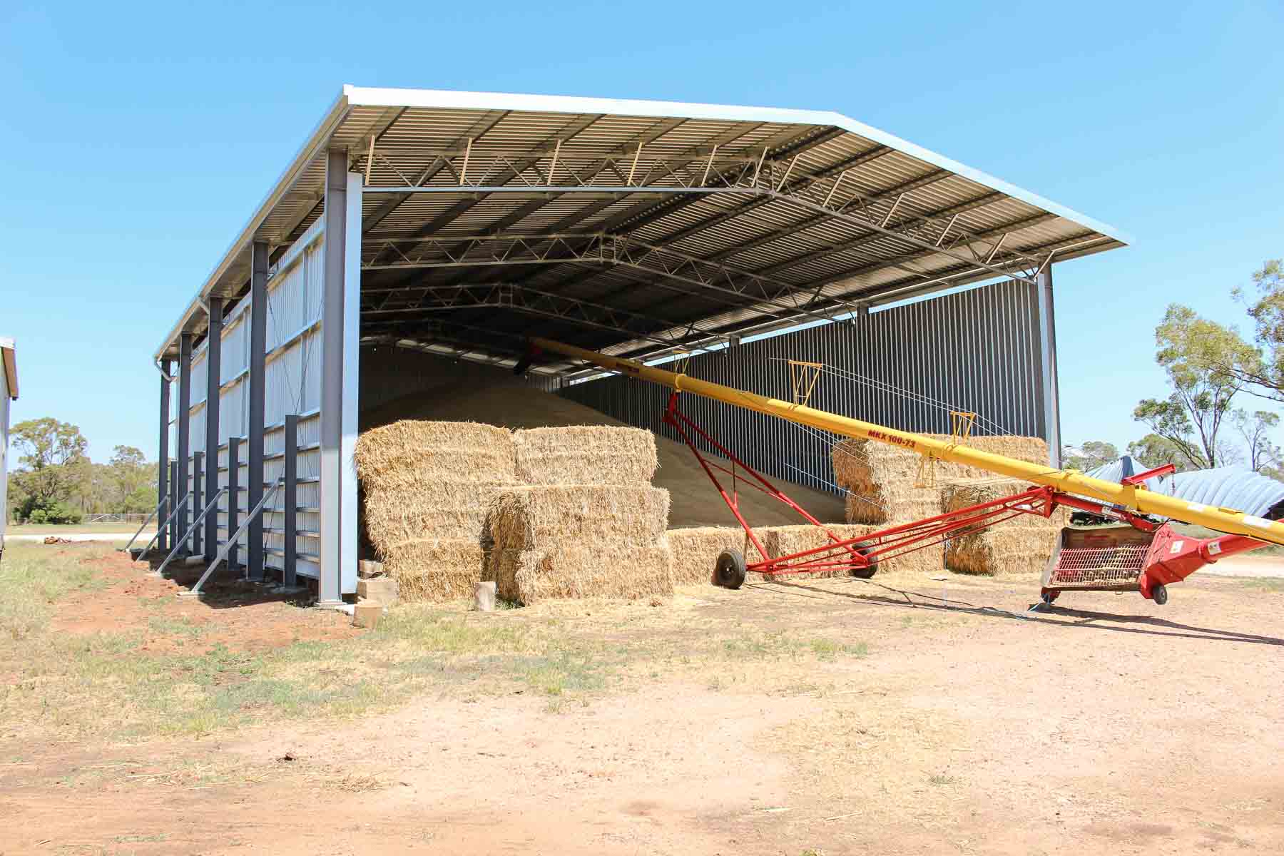 Steel Grain Shed