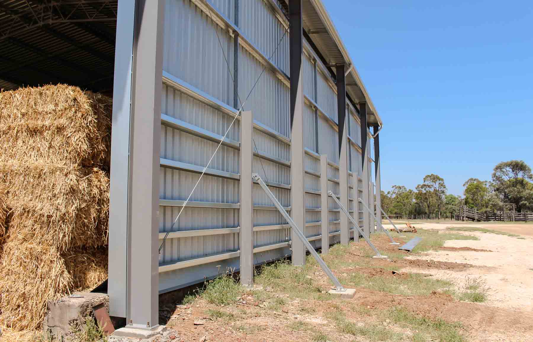 Steel Grain Shed Walls