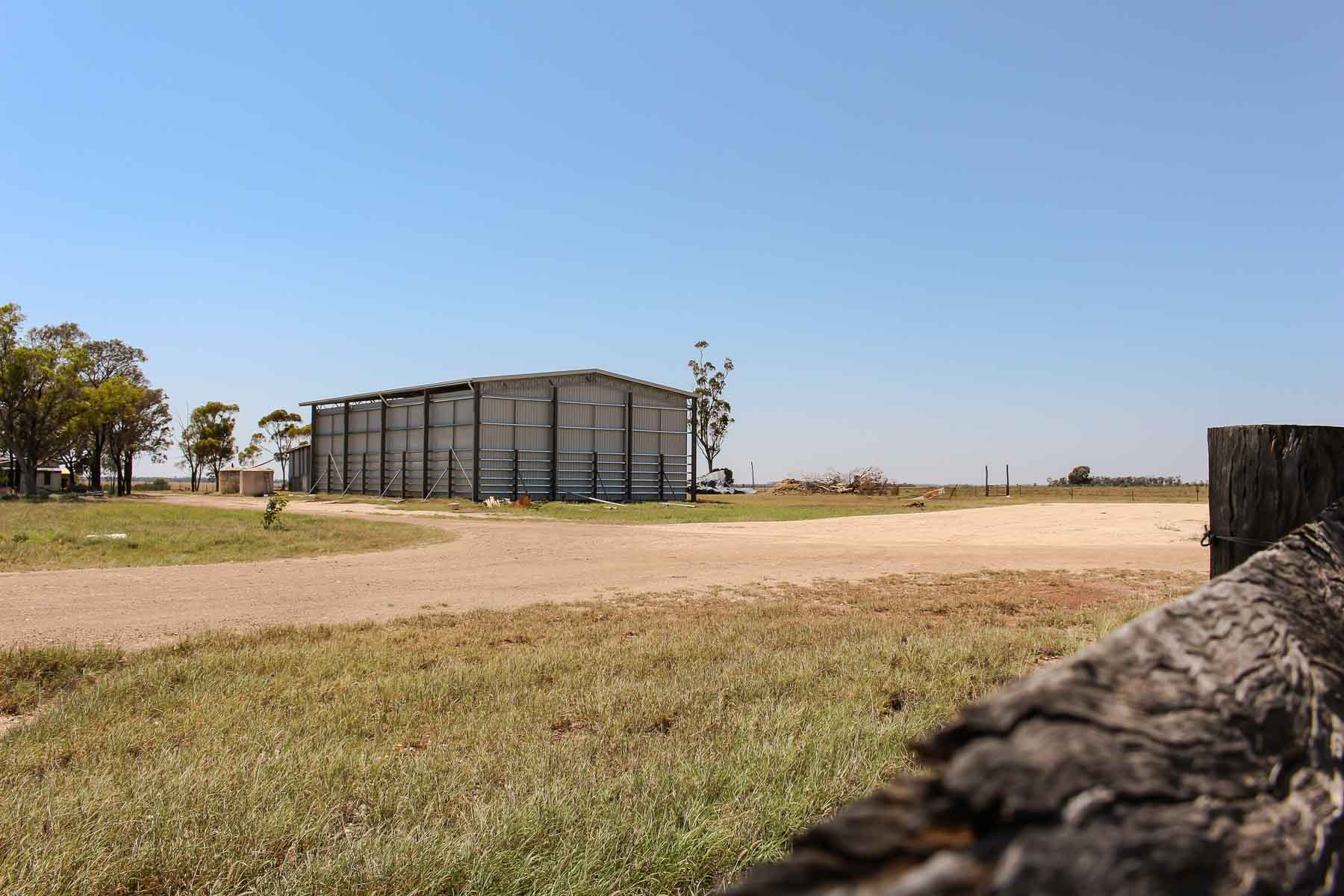 Large Steel Grain Shed