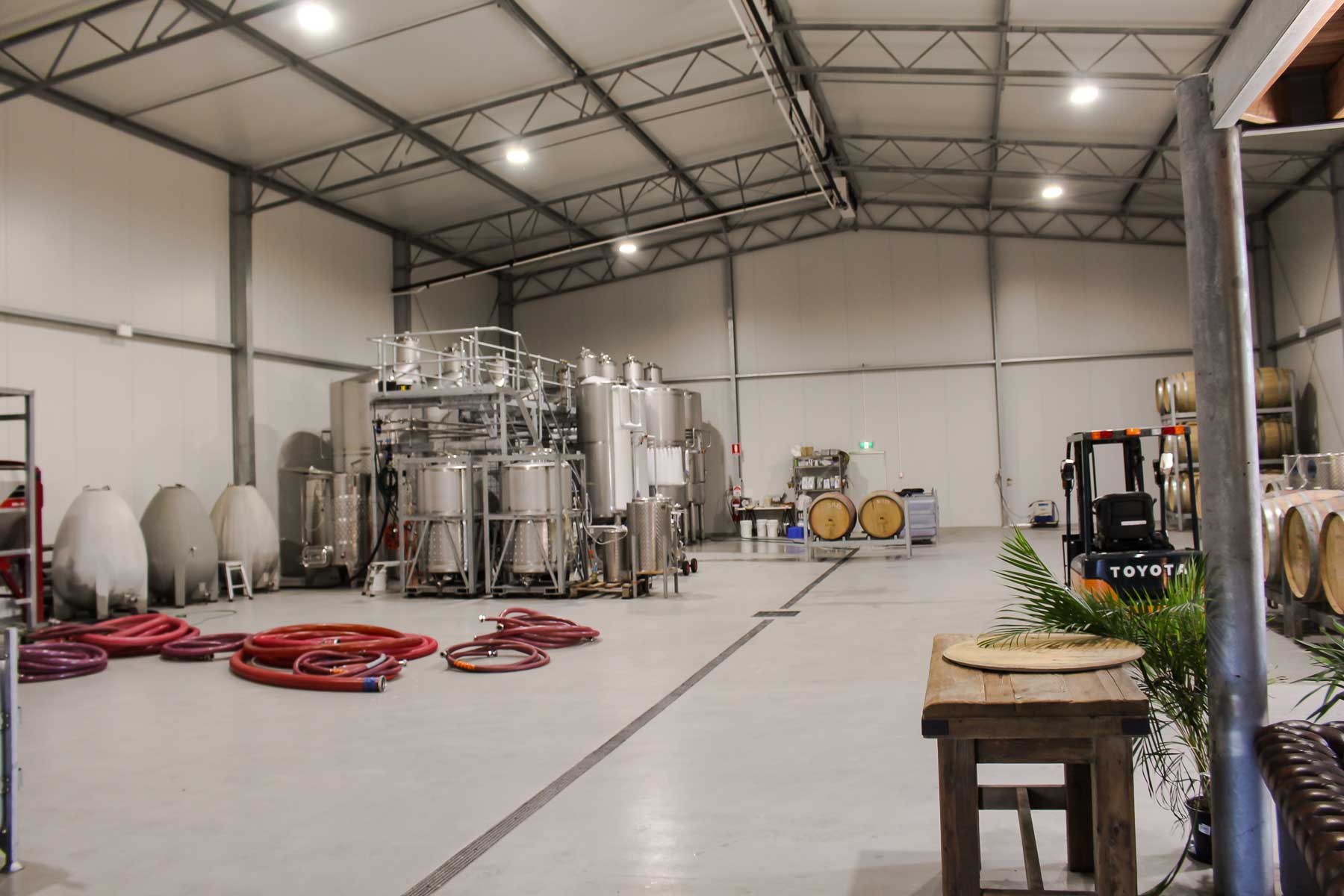 Vineyard Packing Shed Interior