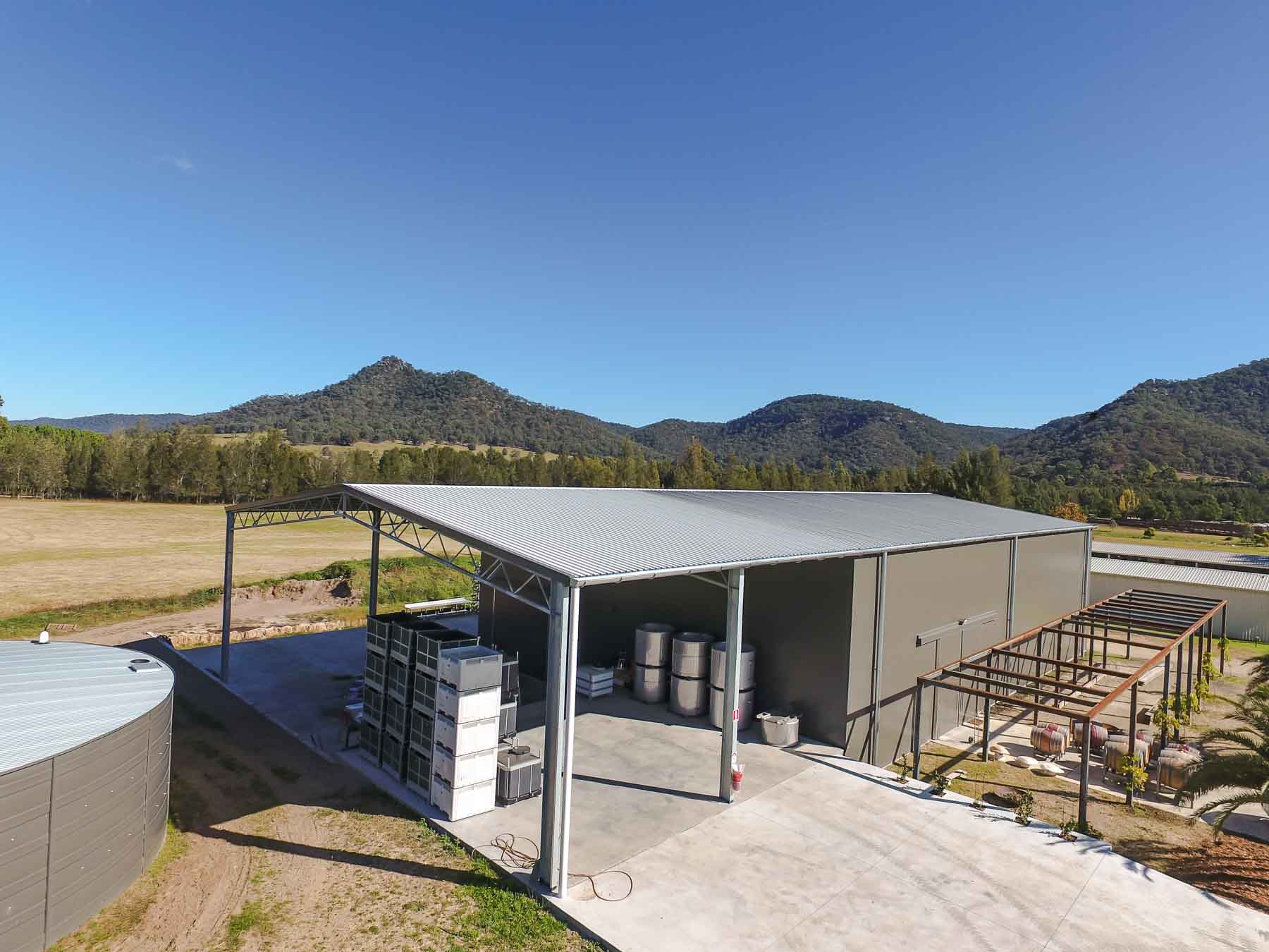 Vineyard Packing Shed Side