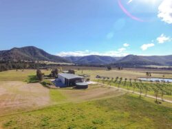 Vineyard Packing Shed Aerial