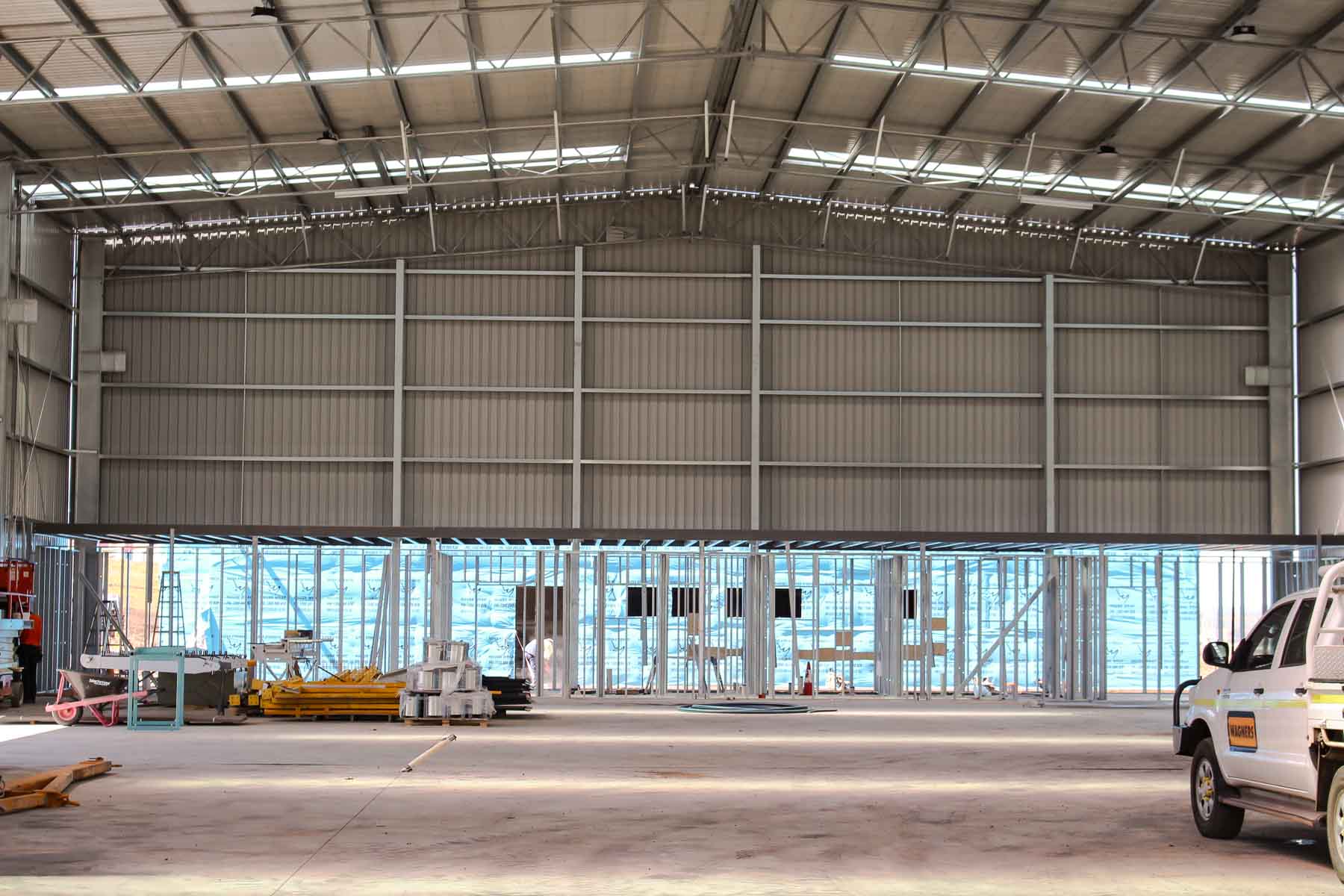 Large Industrial Shed Interior