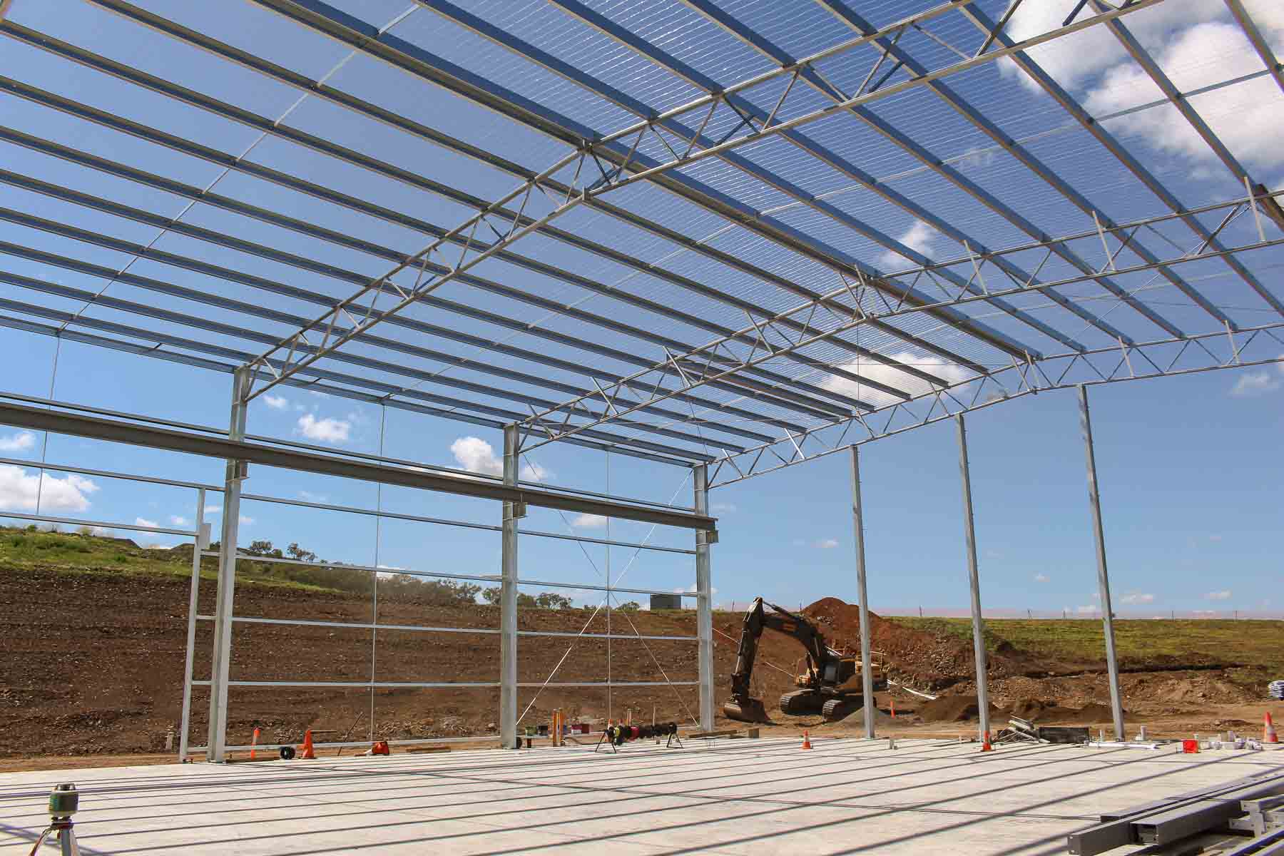 Large Industrial Shed Construction