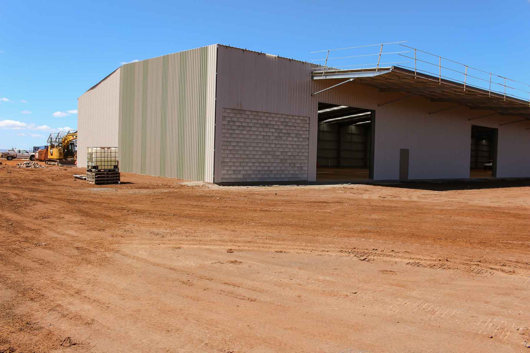 Large Workshop Shed in Toowoomba Exterior