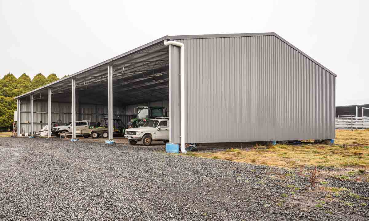 Integrated Machinery Shed