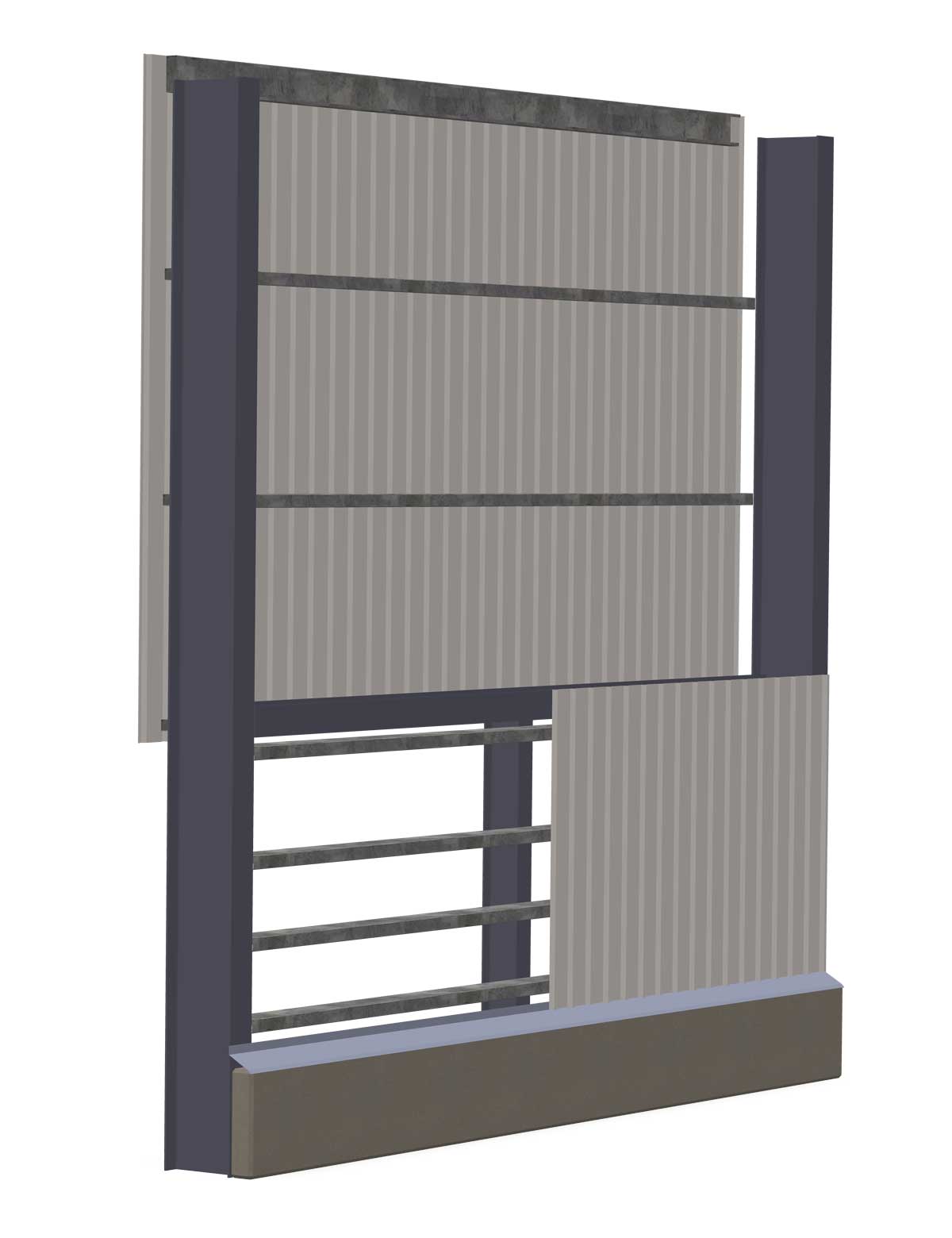 Concrete Bump Rails Diagram