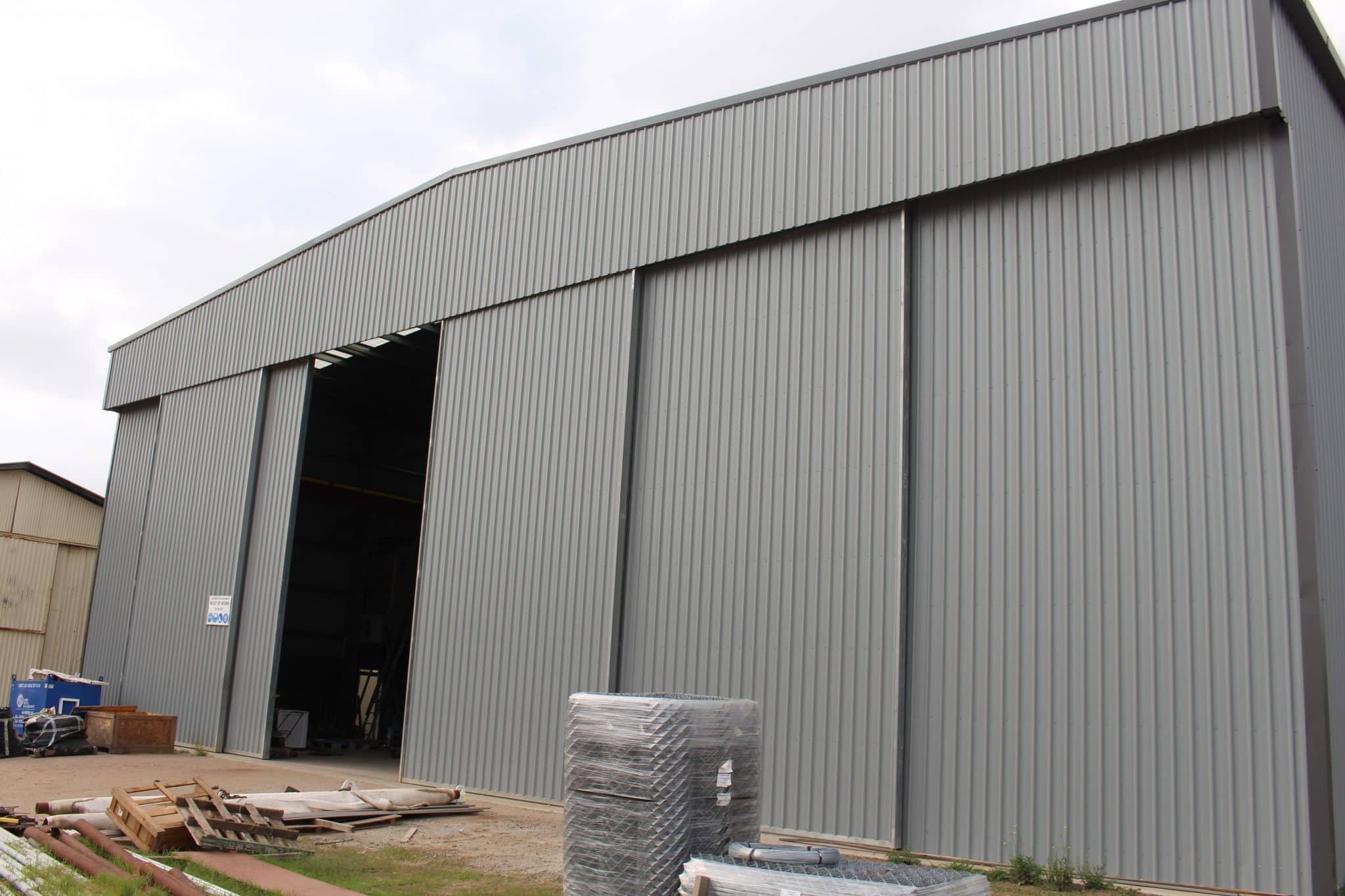 Boat Building Shed Exterior