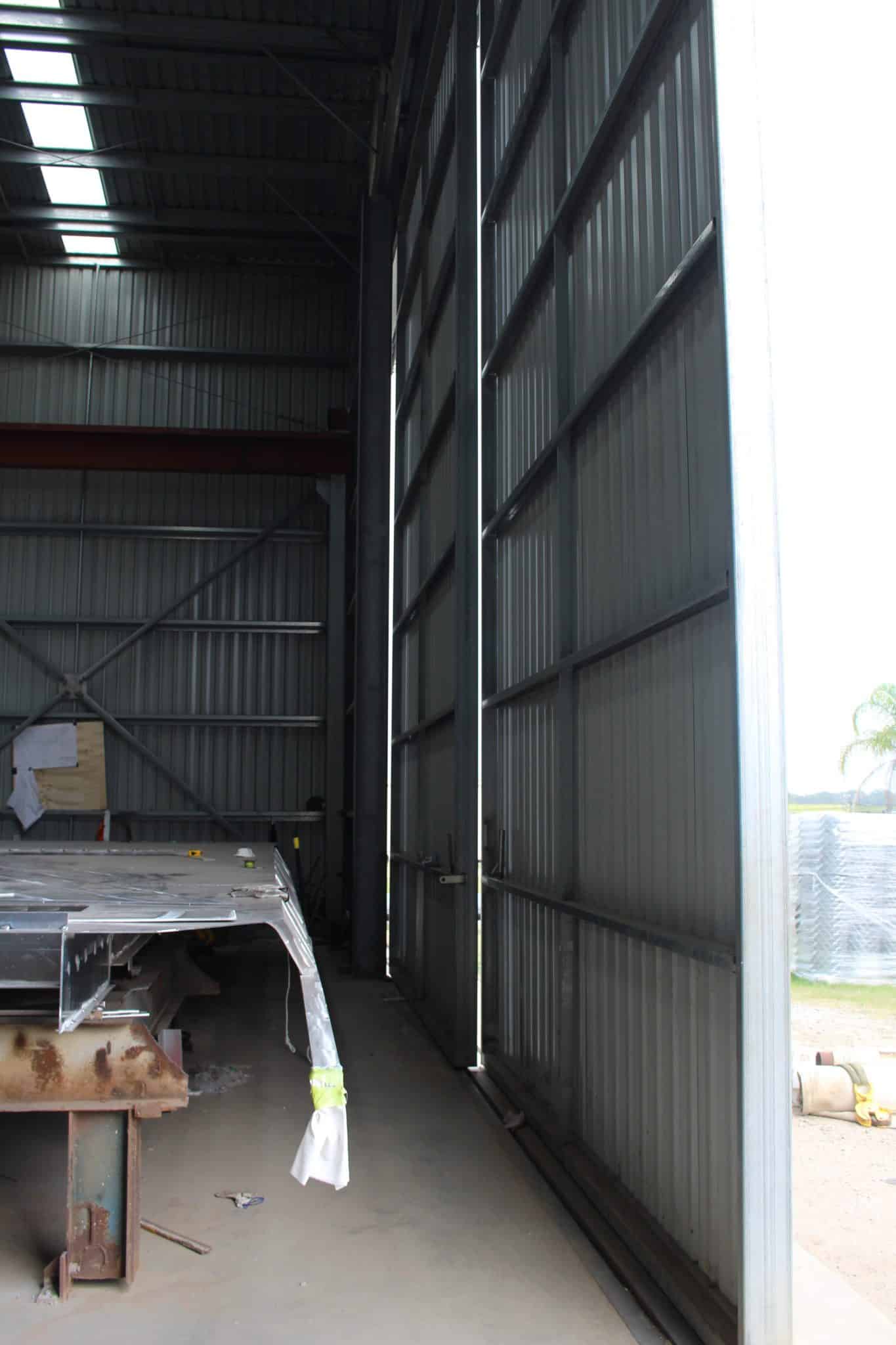 Boat Building Shed Interior
