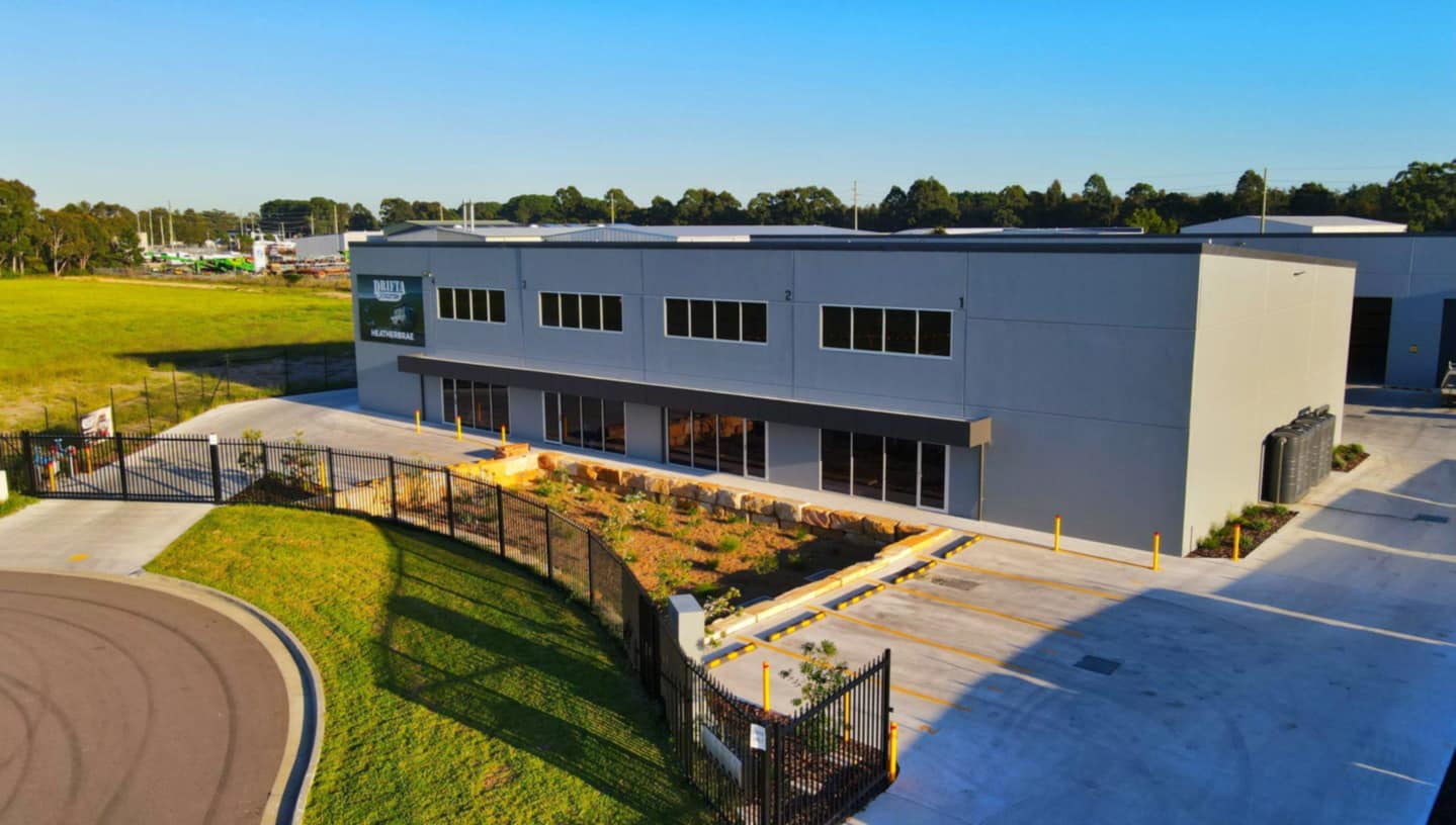 Heatherbrae Industrial Units Exterior Aerial View