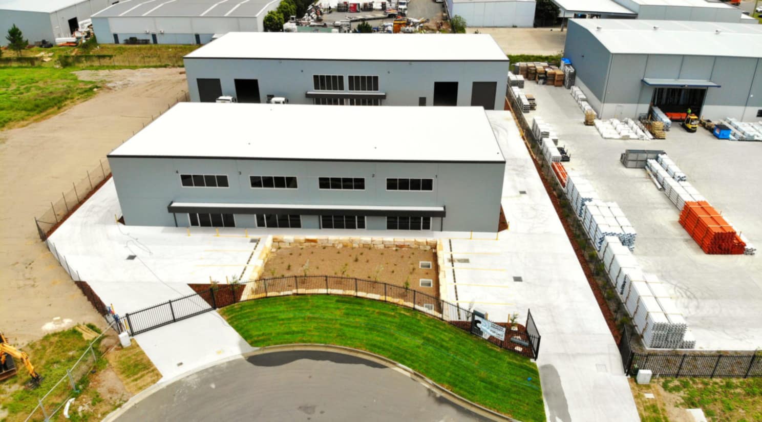Heatherbrae Insdustrial Units Aerial View